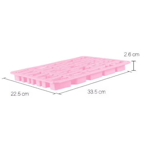 Alphabet Letter Silicone Mold Uppercase A–Z