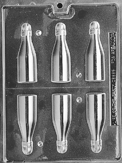 Small Bottles Chocolate Mold