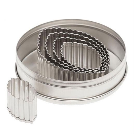 ATECO Football Cutters Fluted 6 Pc S