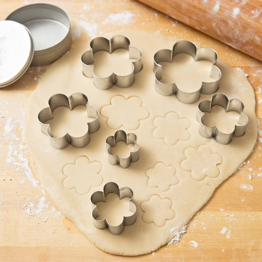 ATECO Daisy Cutters Plain 6 Pc Set