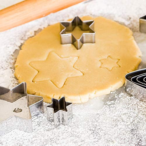 ATECO 10 Pc Nesting Star Metal Cutte