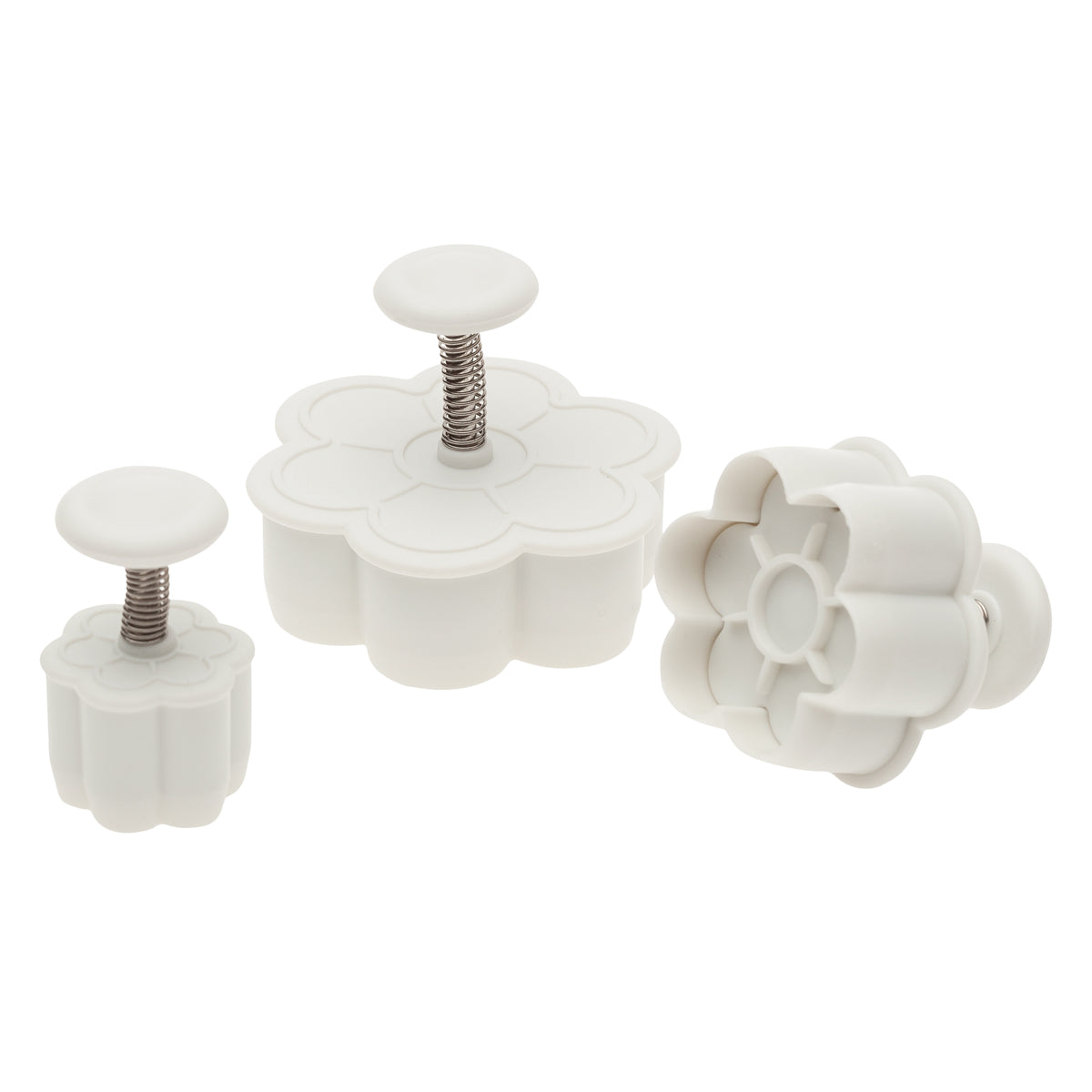 Ateco 6-Petal Plunger Flower Cutters Set of 3