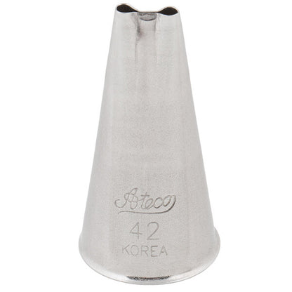 Medium Double Line & String Piping Tip – Ateco #42 Two-Hole Decorating Tip