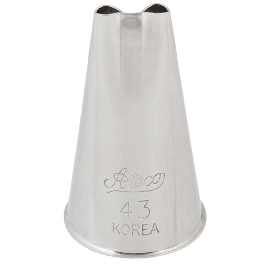 Bold Double Line & String Piping Tip – Ateco #43 Two-Hole Decorating Tip