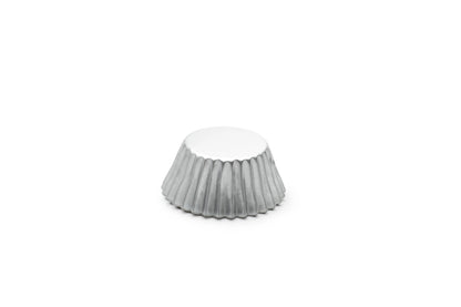 Cupcake Liners Silver Foil Mini 48-Count