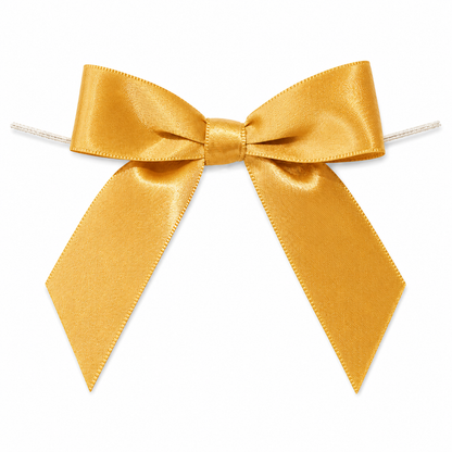 Medium Brown Bows With Twist Ties 10 Count