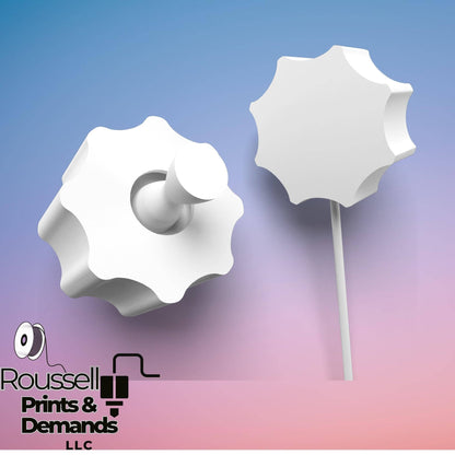 Spider web theme Cake pop mold 3d printed