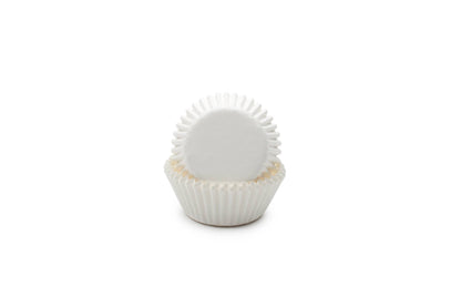 Fox Run Mini White Cupcake Liners, Set of 75, 1.75"