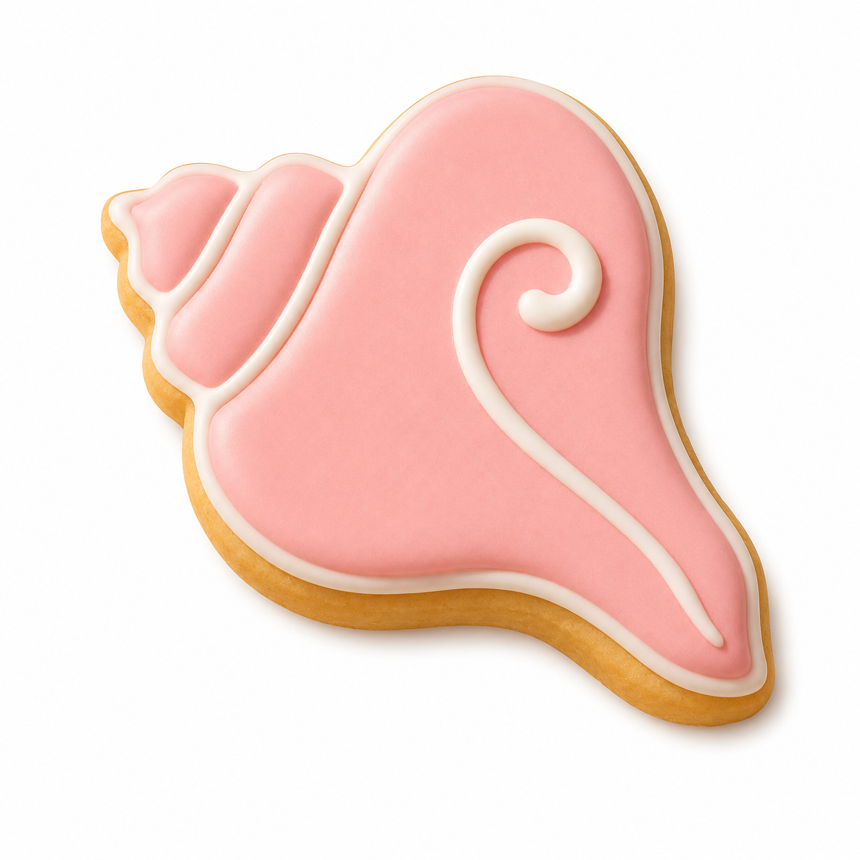 Conch Seashell Cookie Cutter 3 inch