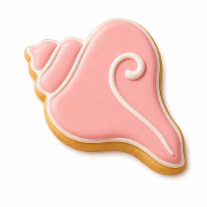 Conch Seashell Cookie Cutter 3 inch