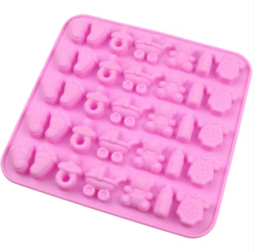 Baby Shower Silicone Candy Mold Baby Icons