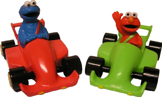 Elmo & Cookie Monster In Race