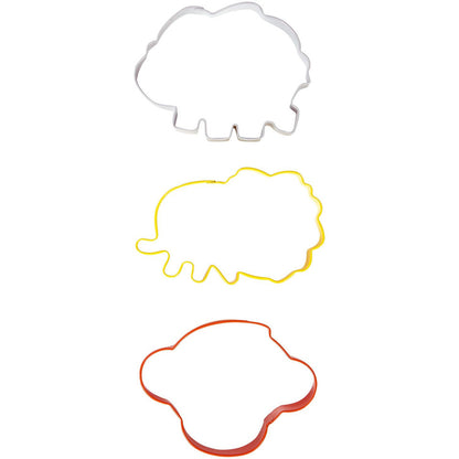 Safari Monkey Lion Elephant Cookie Cutter Set