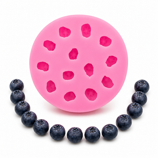 Blueberry Silicone Candy Mold Mini Fruit Chocolate & Gummy Mold