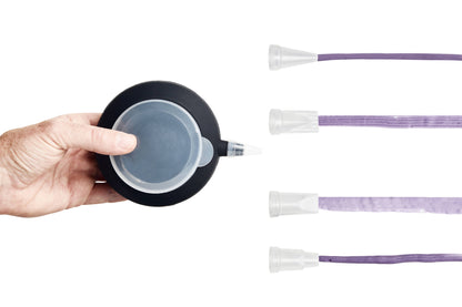 6pc Piping Tool w/ Nozzle Attachments - Onyx