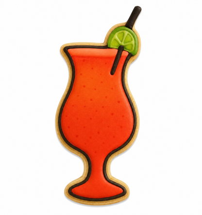 Hurricane Glass Cookie Cutter 4 inch