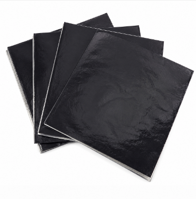 Black Foil Candy Wrappers 3x3 in – Chocolate Foils, 125 Count