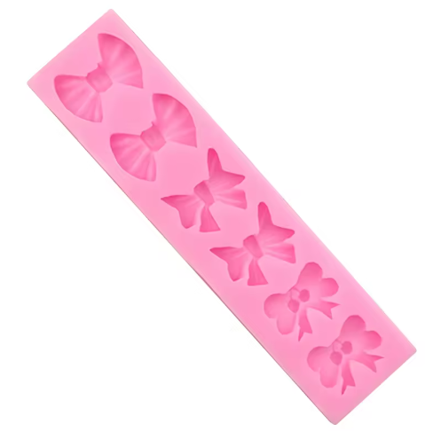 Bow Silicone Fondant & Chocolate Mold – 6 Cavity