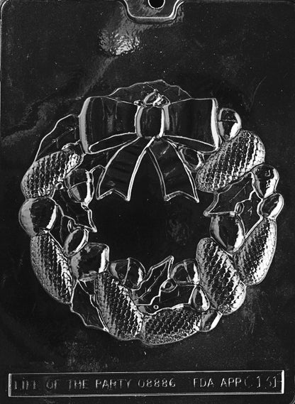 Large Wreath Chocolate Mold