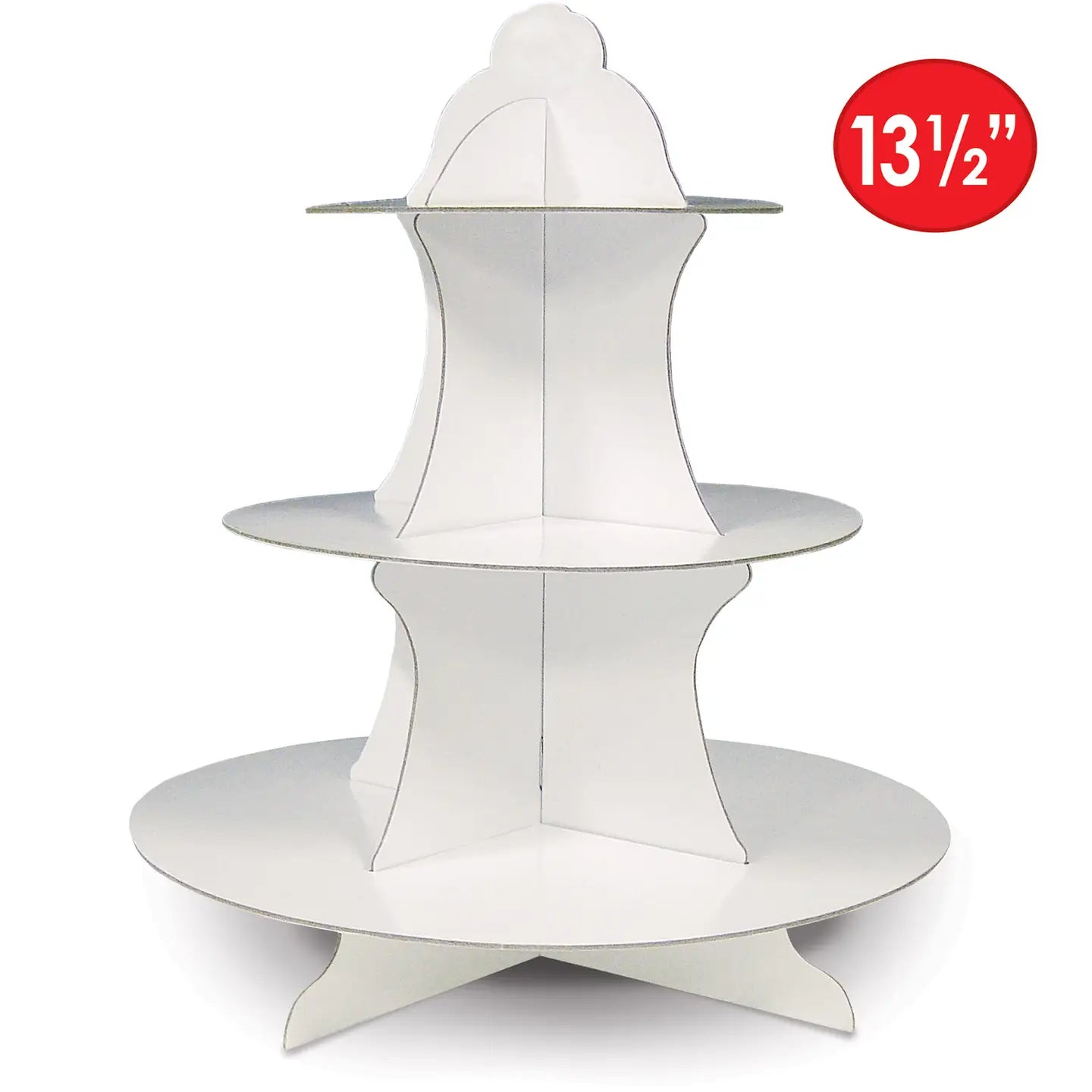 White 3-Tiered Cupcake Stand