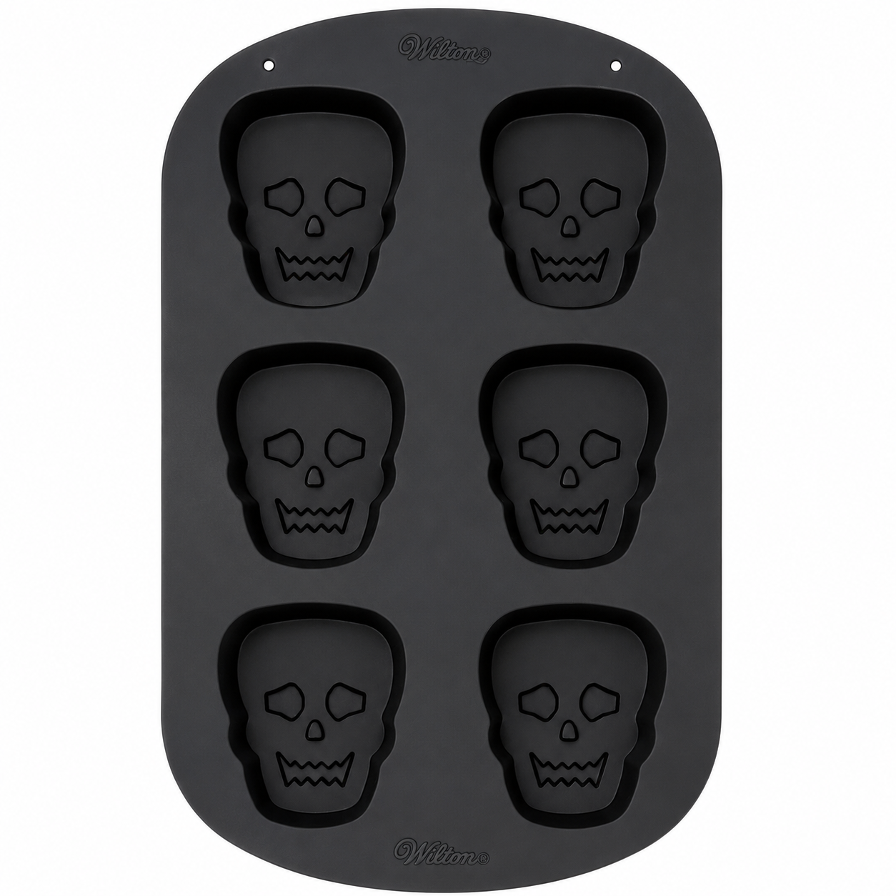 Wilton Halloween Skull Silicone Mold 6 Cavity