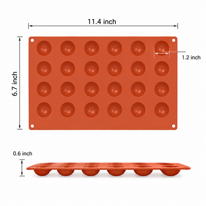 Small Dome Chocolate Silicone Mold