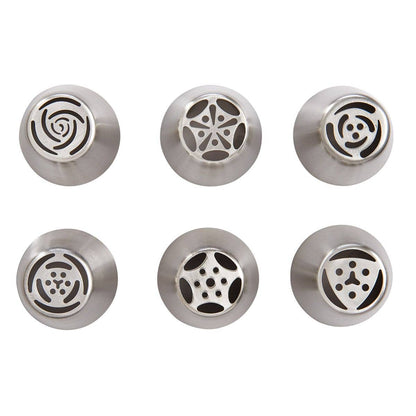 Russian Piping Tips for Buttercream Flowers – Mrs. Anderson Set of 6 Decorating Tips