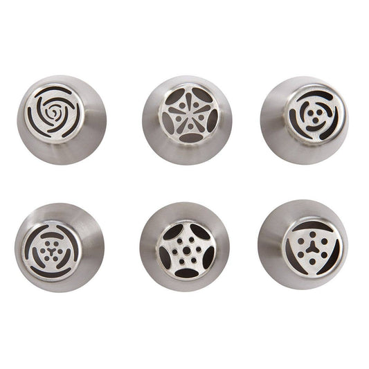 Russian Piping Tips for Buttercream Flowers – Mrs. Anderson Set of 6 Decorating Tips
