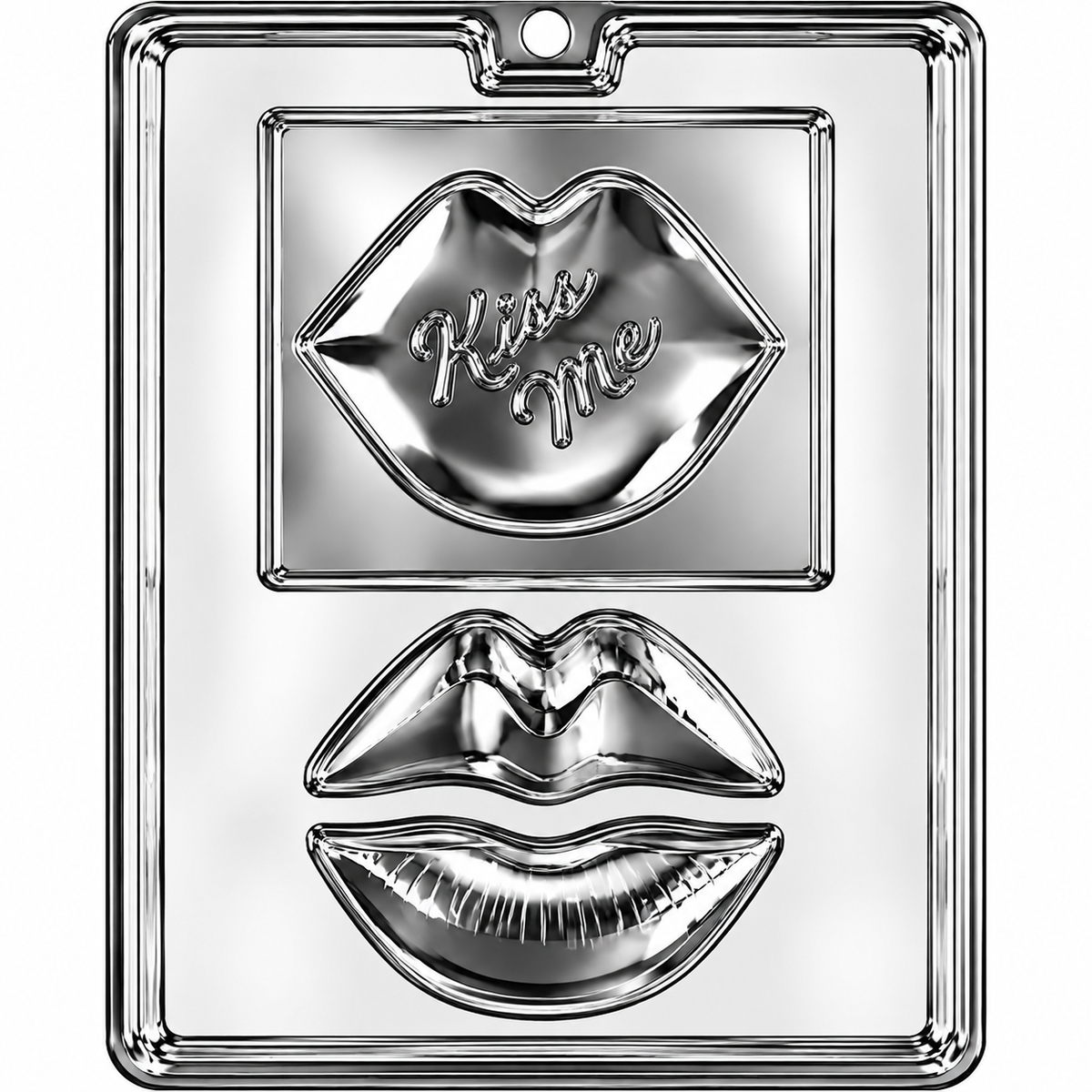 Kiss Me Lips 3D Chocolate Mold – Valentine’s Day Candy Mold