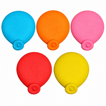 Balloon Royal Icing Decorations – 5 Count | Edible Cake & Cupcake Toppers