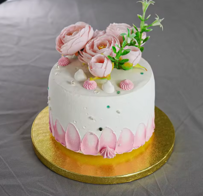 Cake Drum with Smooth Edge 1/2in thick - Gold