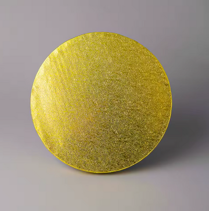 Cake Drum with Smooth Edge 1/2in thick - Gold