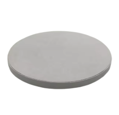 Cake Drum with Smooth Edge 1/2in thick - Silver