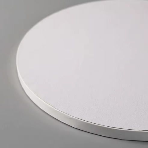 Cake Drum with Smooth Edge 1/2in thick - White