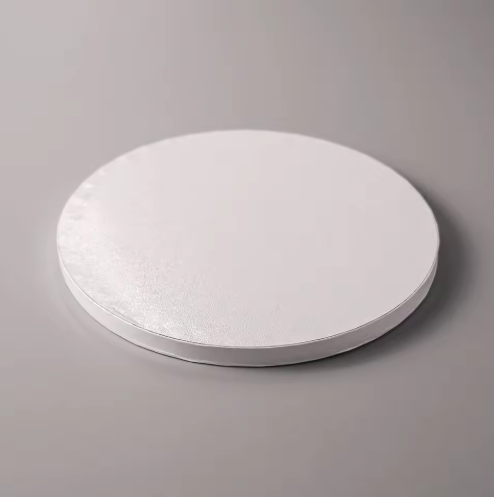 Cake Drum with Smooth Edge 1/2in thick - White