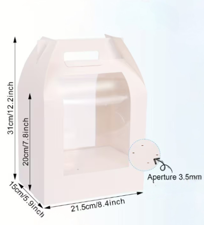 Cake Pop Box with Clear Window – Holds 18