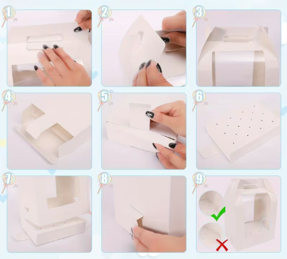 Cake Pop Box with Clear Window – Holds 18