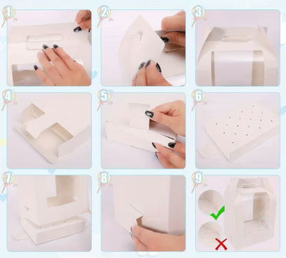 Cake Pop Box with Clear Window – Holds 18