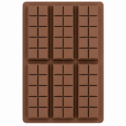 Silicone Chocolate Bar Mold   Break-Apart Candy Bar Mold