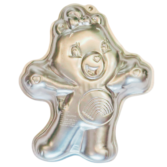Wilton Care Bears Cheer Bear Cake Pan 2005 New w/ Insert Vintage Aluminum