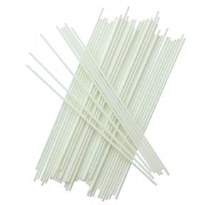 Lollipop Sticks 12in White 50 pkg