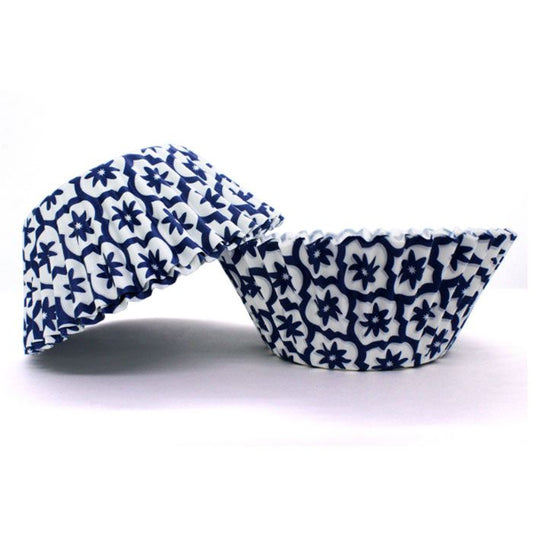 Cupcake Liners Standard Navy And White 50-Count