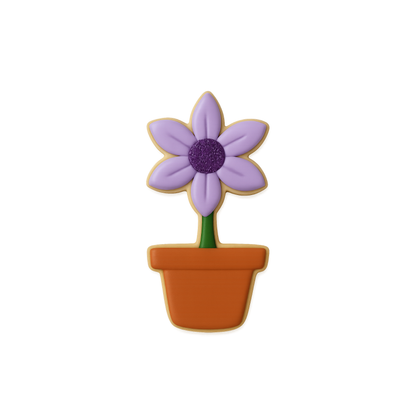 Potted Flower Cookie Cutter 3.75 in