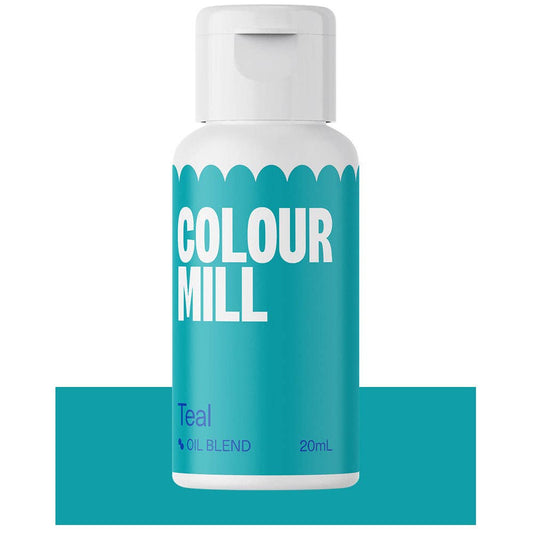Colour Mill Oil-Blend Food Coloring, 20 mL, Teal