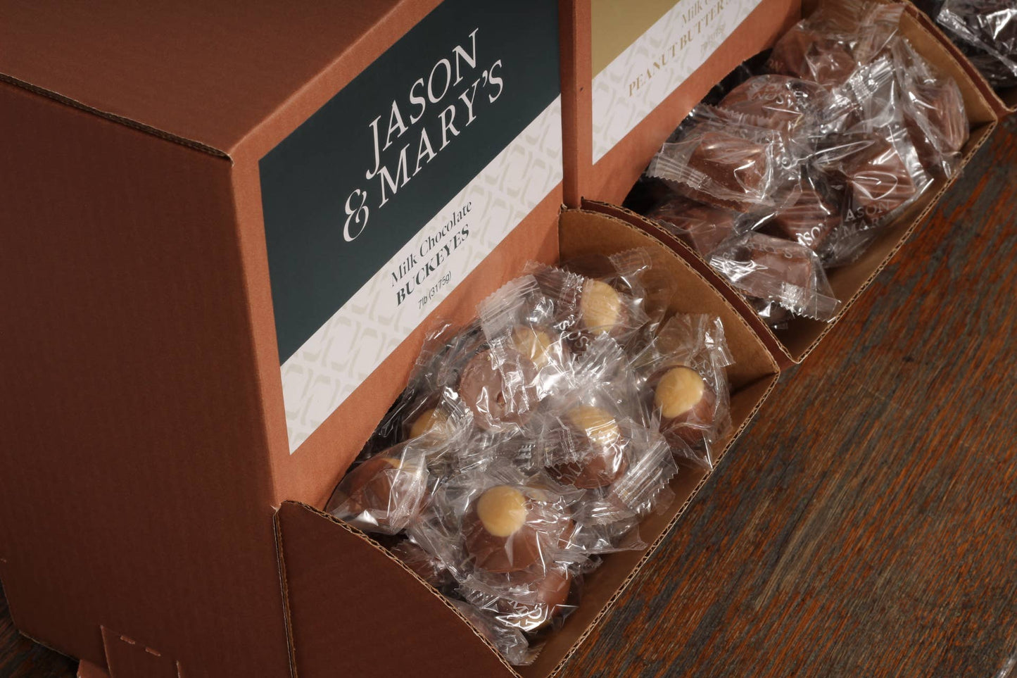 Bite Sized Milk Peanut Butter Buckeyes