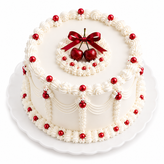 Cherry Red Chocolate Candy Pearls with Crispy Shell – Edible Dragées for Cake & Cupcake