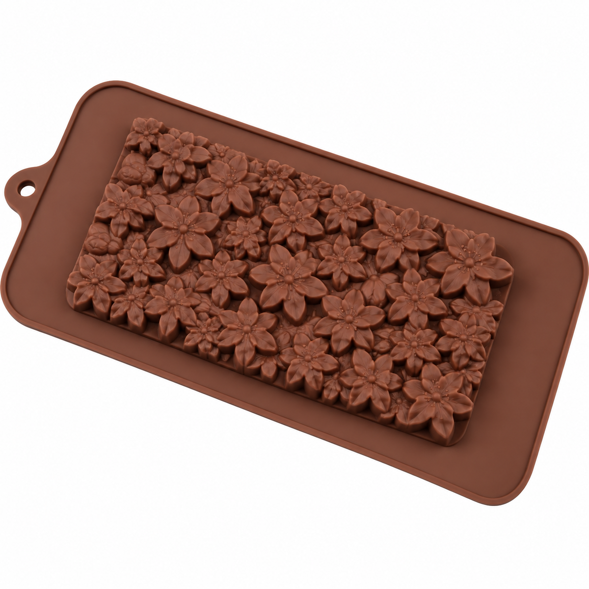 Cherry Blossom Cookie Bar Candy Bar Silicone Mold