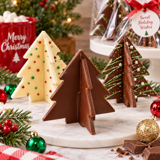 3D Standing Christmas Tree Chocolate Mold – Holiday Candy Making Mold