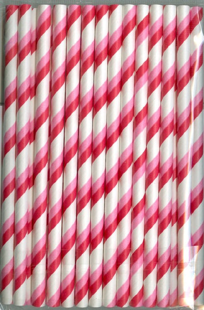 CK Product Pop Sticks straws: Red & Pink
