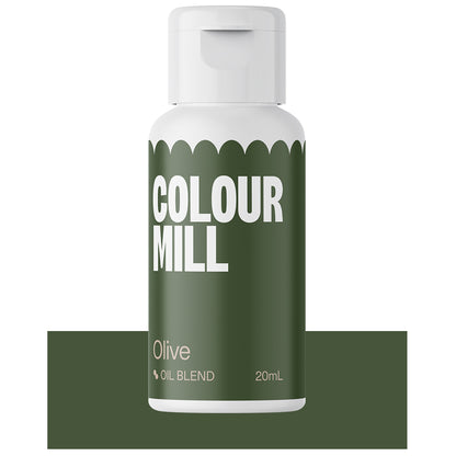 Colour Mill Oil Based Food Coloring 20ml Olive